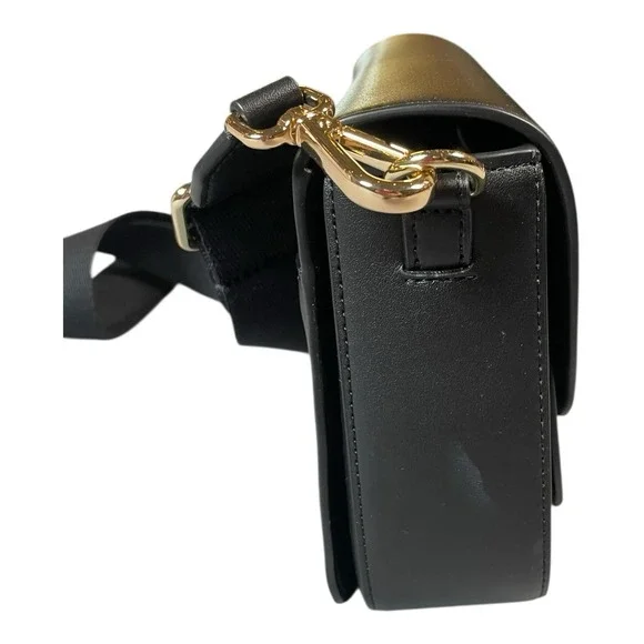 Lululemon Cactus Leather Crossbody Bag Black With Gold Hardware & Dust Bag - Picture 11 of 16